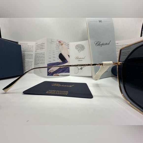 New! 👑CHOPARD ICE CUBE Sunglasses SCHF74 300F, Authentic - Picture 15 of 16